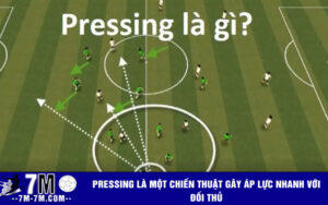 Pressing là một chiến thuật gây áp lực nhanh với đối thủ  