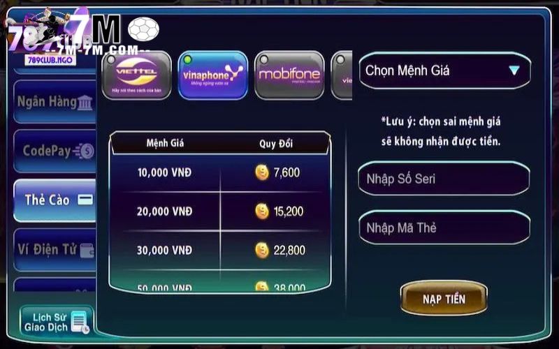 Chia sẻ cách nạp tiền 789Club qua Autopay Chia sẻ cách nạp tiền 789Club qua Autopay