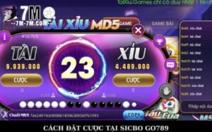 Cách chơi sicbo go789 chi tiết